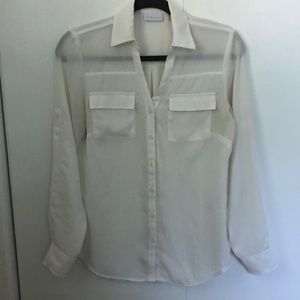 New York and Company Button Up Dress Shirt